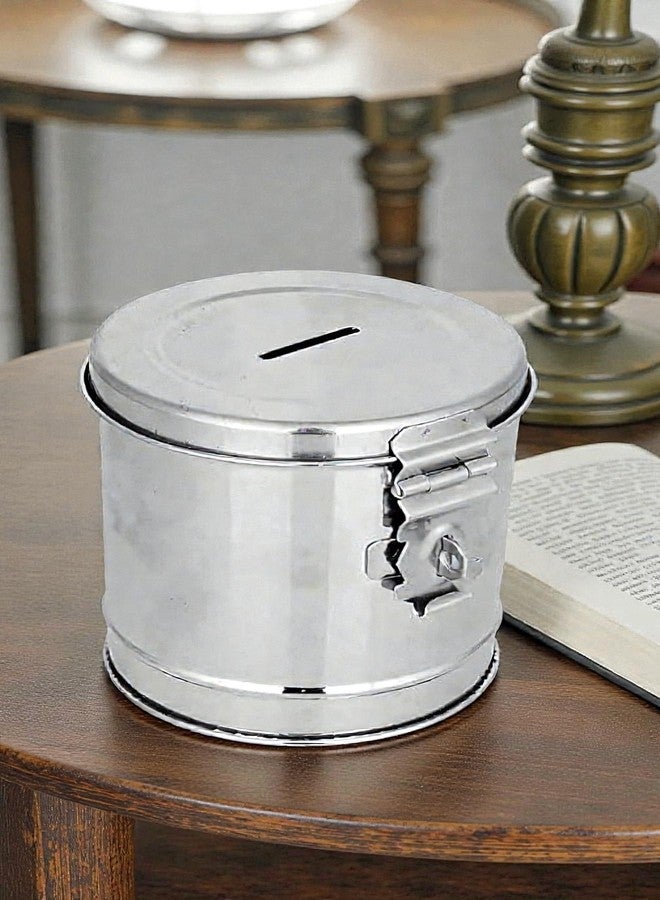 Standify® 800ML Small Money Bank_A Stainless Steel Money Box Heavy Duty Bachat Gulak for Kids & Adults Unbreakable Piggy Bank. - Image 3